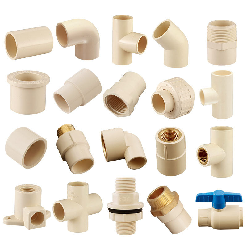ASTM D2846 CPVC Pipe Fittings Manufacturer Socket Elbow Tee Coupling NSF61 Lead Free for Residential Hot Cold Potable Water