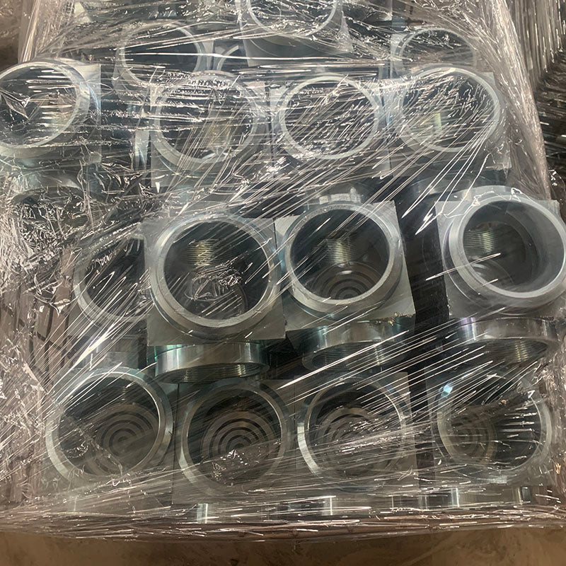 150bar 200bar Forged Threaded Pipe Fittings 20# Carbon Steel Galvanized For Gas Fire Suppression System GOST ASME B16.11