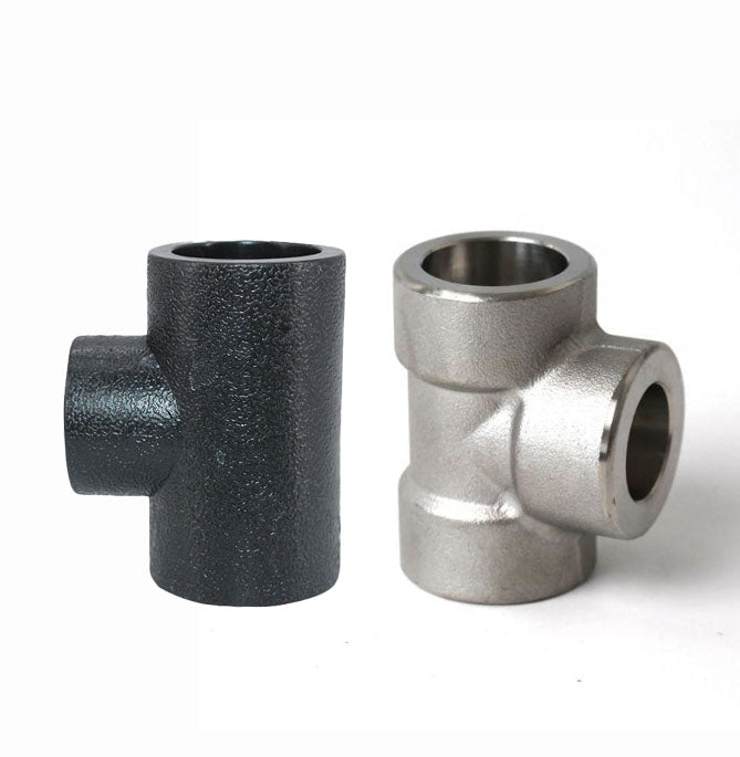 Carbon Steel Socket Weld Tee | ASTM A105 ASME B16.11 Forged Pipe Fittings,1/8” to 4”,pressure class 3000#, 6000#, 9000#