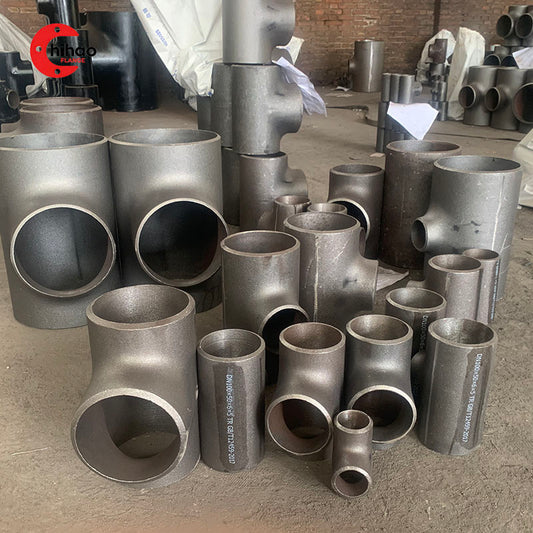 Carbon Steel Tee (Butt Weld Tee) – ASTM A234 WPB, ASME B16.9, Equal & Reducing Tee