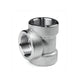 Forged Steel Threaded Tee ASTM A105 ASME B16.11 3000LB NPT High Pressure Pipe Fitting 1/8