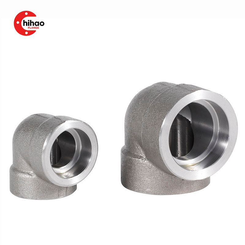 Carbon Steel Socket Weld Elbow – 45° & 90° Forged Pipe Fittings (ASME B16.11)