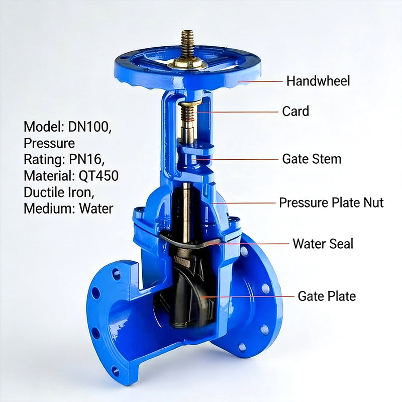 Rising Stem Resilient Seated Flanged Gate Valve