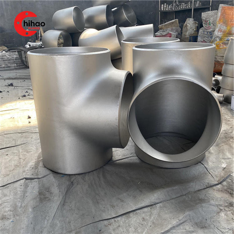 Stainless Steel Butt Weld Tee, 304 / 316L, DN15–DN600, SCH10–SCH160, ASME B16.9 / DIN / GOST Pipe Fitting