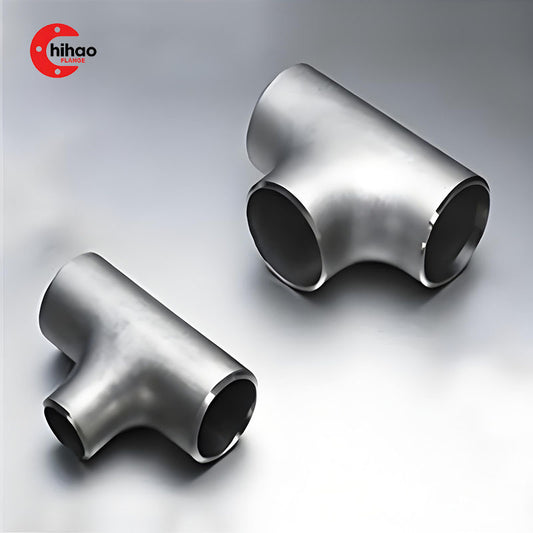 Stainless Steel Butt Weld Tee, 304 / 316L, DN15–DN600, SCH10–SCH160, ASME B16.9 / DIN / GOST Pipe Fitting