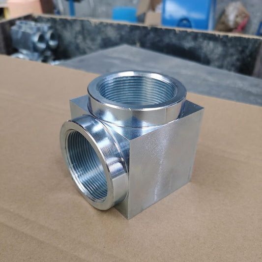 150bar 200bar Forged Threaded Pipe Fittings 20# Carbon Steel Galvanized For Gas Fire Suppression System GOST ASME B16.11