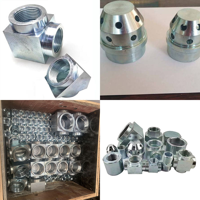 150bar 200bar Forged Threaded Pipe Fittings 20# Carbon Steel Galvanized For Gas Fire Suppression System GOST ASME B16.11