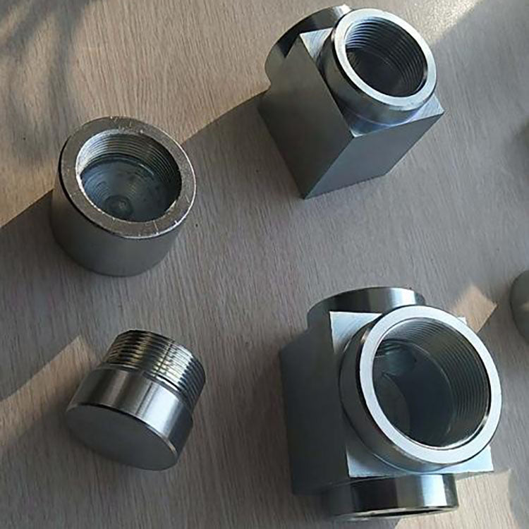 150bar 200bar Forged Threaded Pipe Fittings 20# Carbon Steel Galvanized For Gas Fire Suppression System GOST ASME B16.11