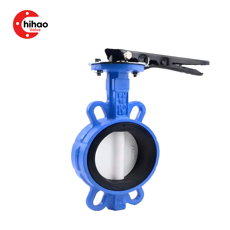 Wafer Butterfly Valve Manual Lever & Gear Operated Ductile Iron Resilient EPDM Seat PN10 PN16 EN593 ISO5211 DN40-DN1200