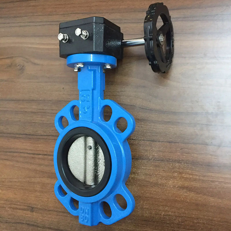 Wafer Butterfly Valve Manual Lever & Gear Operated Ductile Iron Resilient EPDM Seat PN10 PN16 EN593 ISO5211 DN40-DN1200