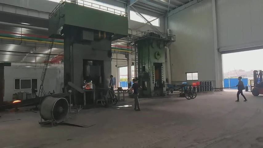 Load video: Forged Flange Production Workshop